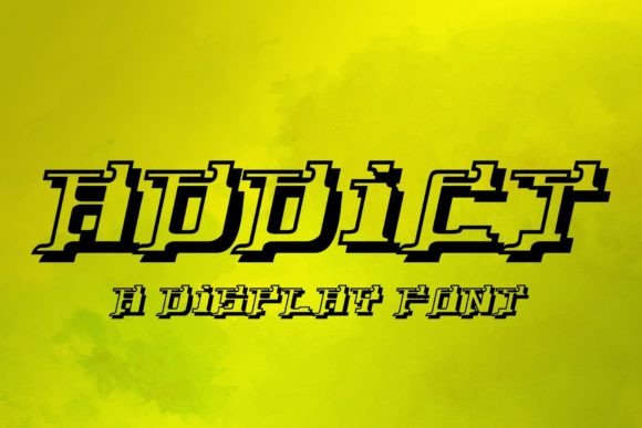 Addict: A Display Font That Elevates Every Creation