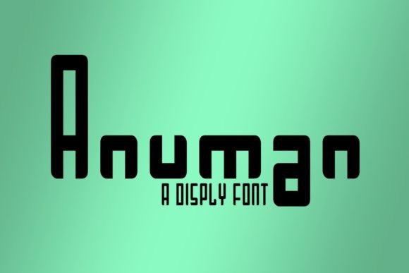 Anuman Display Font for Bold Branding and Eye-Catching Designs