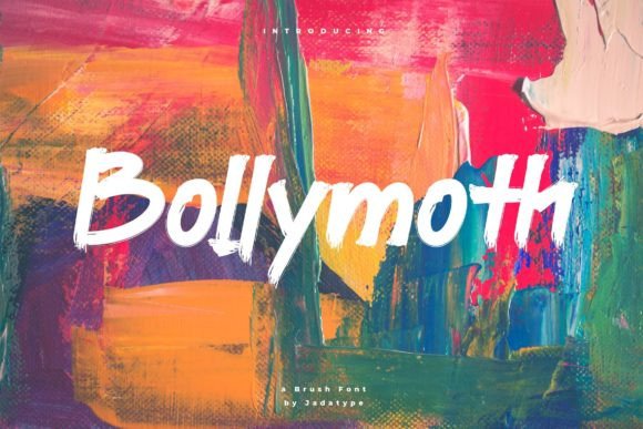 Bollymoth: A Joyful Display Font for Creative Projects