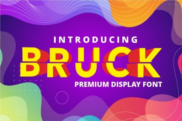 Bruck Display Font for Bold Web Design