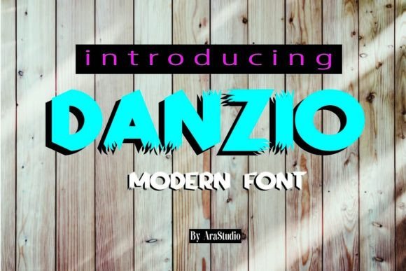 Danzio Display Font for Bold Branding and Digital Campaigns