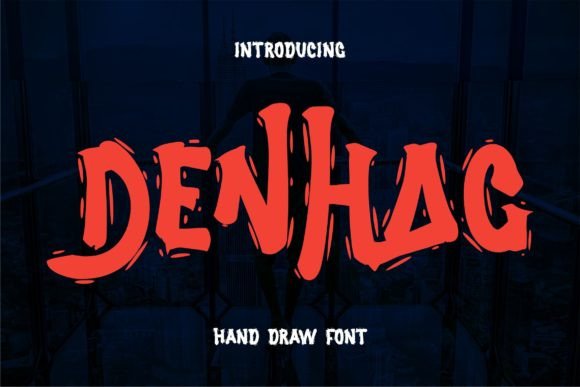 Denhag: A Modern Display Font for Bold Campaign Designs