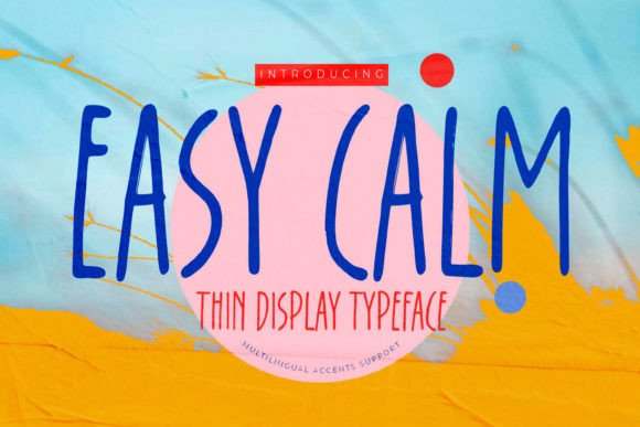 Easy Calm Font for a Polished Brand Look