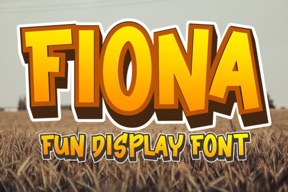 Fiona: A Modern Whimsical Display Font for Creative Projects
