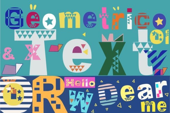 Geometricoo: A Playful Display Font for Modern Branding