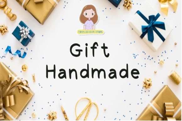 Gift Handmade: A Versatile Display Font for Modern Editorial Design