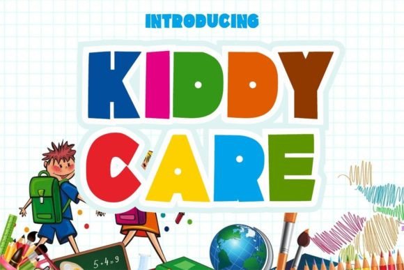Kiddy Care Font Download and Design Uses