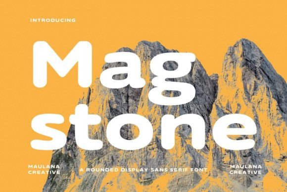Magstone: A Modern Font for Creative Branding Projects