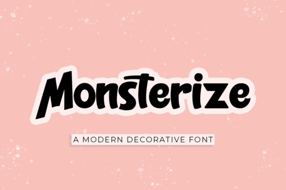 Monsterize: A Bold Display Font for Impactful Branding