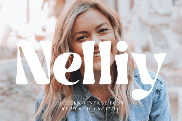 Nelliy Font: A Modern Vintage Display Font