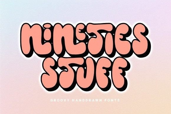 Nineties Stuff Font for Trendy Branding and Display Needs