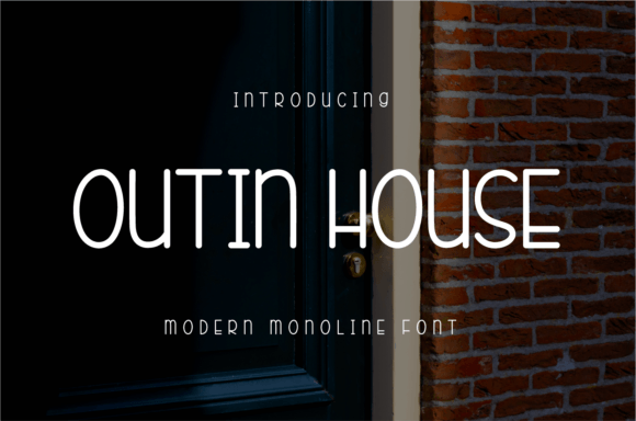 Outin House Font for Professional Branding and Creative Projects