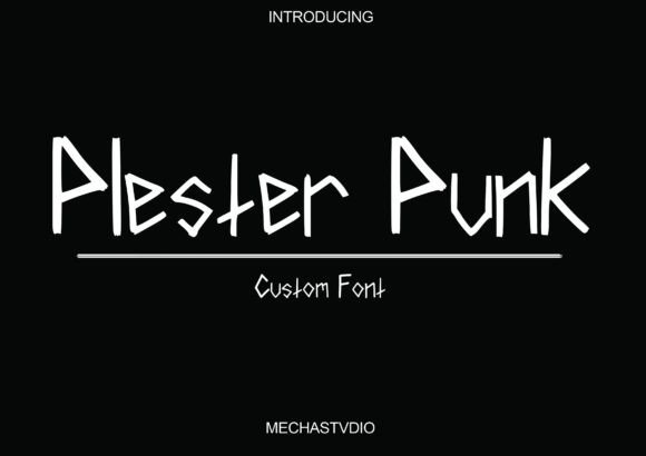 Plester Punk Display Font for Bold Web Design
