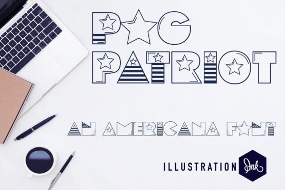 Pog Patriot: A Unique Display Font for Creative Projects