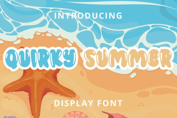 Quirky Summer Font for Bold Branding and Playful Design