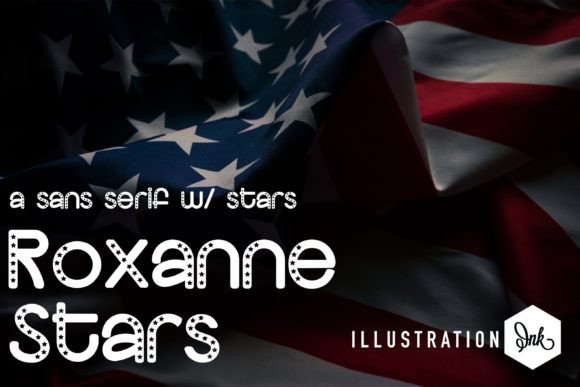 Roxanne Stars Font for Eye-Catching Branding
