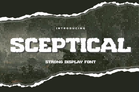 Sceptical: A Natural Display Font for Creative Projects