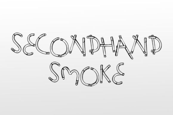Second-hand Smoke: A Whimsical Font for Branding Magic