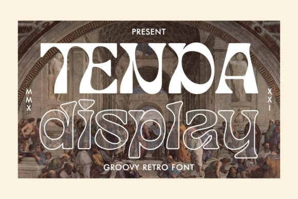 Tenda Display Font for Handmade Creations