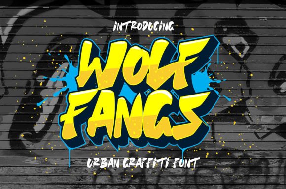 Wolf Fangs: A Bold Display Font for Creative Projects